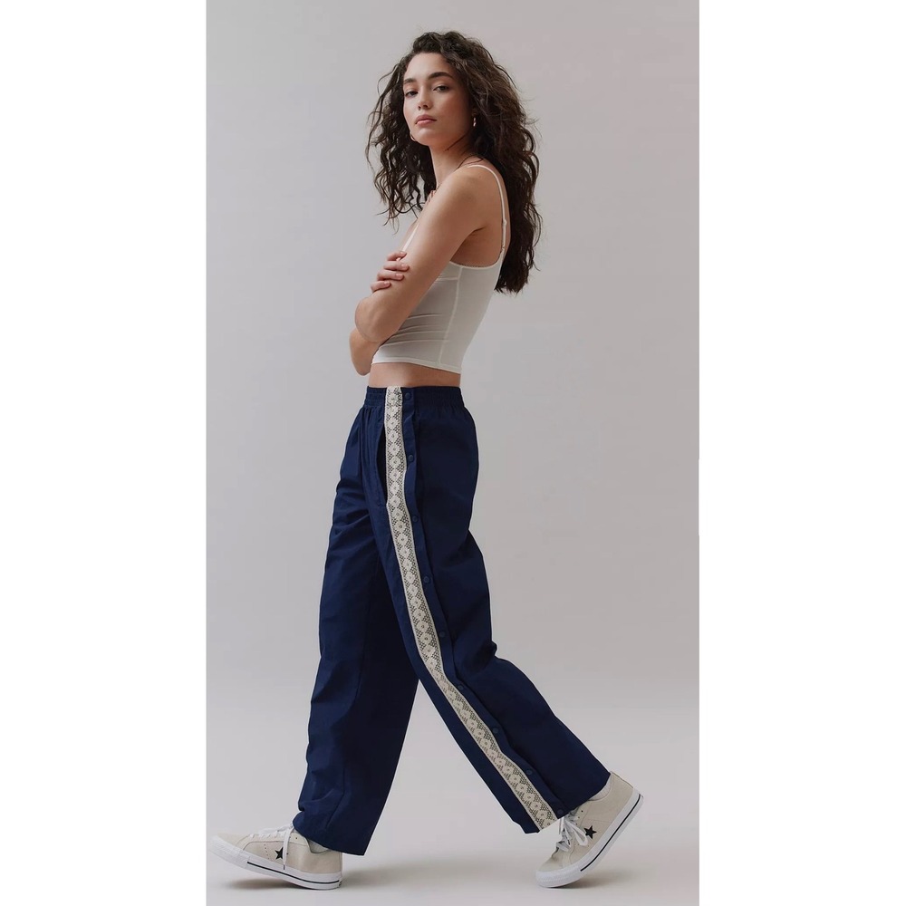 NWOT Urban Outfitters BDG Jess Boho Nylon Track Pants - Size Small